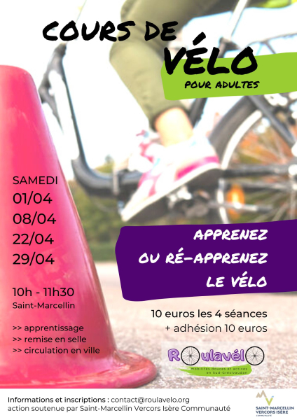 cours de velo adultes AVRIL